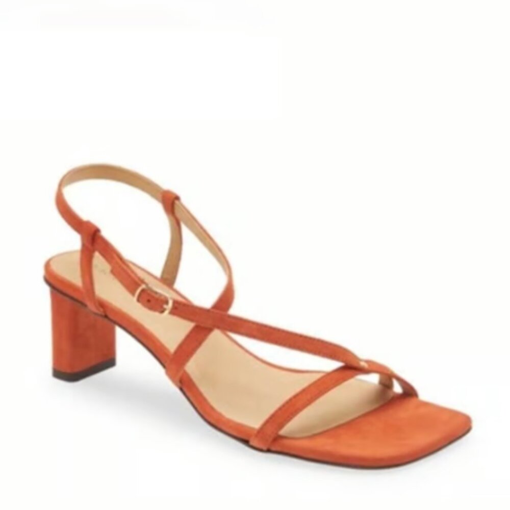 Frame Le Braxton Strappy Orange Sandals